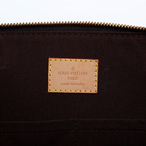 LOUIS VUITTON 2012 Monogram Vernis Alma PM Handbag purple WS20106