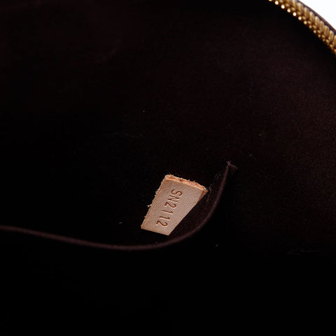 LOUIS VUITTON 2012 Monogram Vernis Alma PM Handbag purple WS20106
