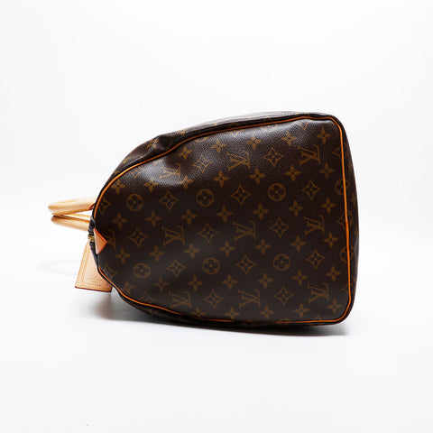 LOUIS VUITTON 2005 Monogram Keepall 55 Boston bag Brown WS20107