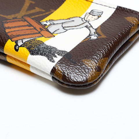 ルイ・ヴィトン LOUIS VUITTON 2006年製 モノグラム グルーム ポシェット クレ コインケース ブラウン WS20108
