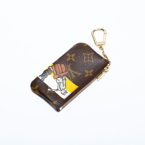 ルイ・ヴィトン LOUIS VUITTON 2006年製 モノグラム グルーム ポシェット クレ コインケース ブラウン WS20108