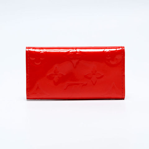 LOUIS VUITTON 2005 Monogram Vernis Multicles4 Key holder  Red WS20109