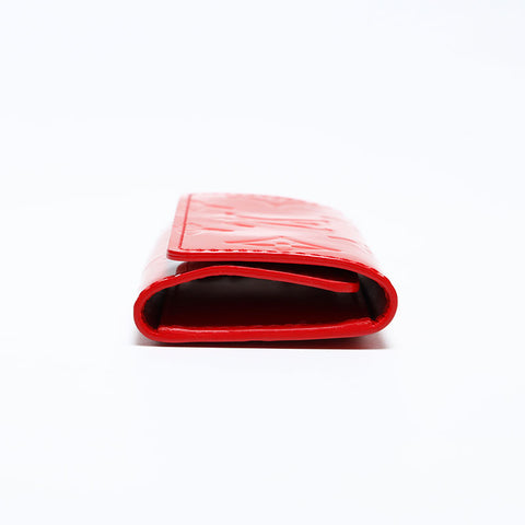LOUIS VUITTON 2005 Monogram Vernis Multicles4 Key holder  Red WS20109