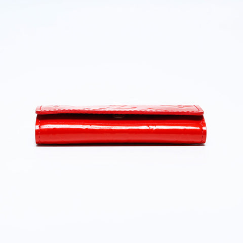 LOUIS VUITTON 2005 Monogram Vernis Multicles4 Key holder  Red WS20109