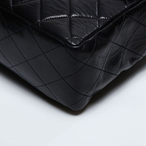 CHANEL No. 3 1994-1999 Lambskin Matelasse Backpack Â· Daypack black WS20113