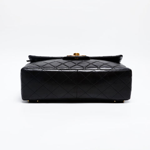 CHANEL No. 3 1994-1999 Lambskin Matelasse Backpack Â· Daypack black WS20113