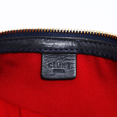 CELINE macadam canvas Pouch Navy WS20114