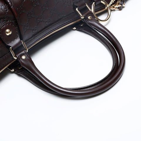 GUCCI GG Shima 2way Sukey Handbag Brown WS20116