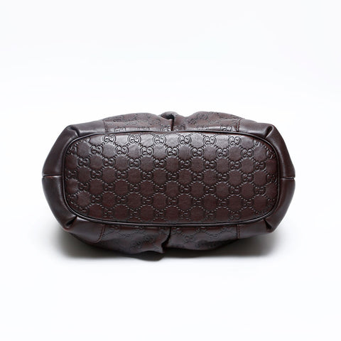 GUCCI GG Shima 2way Sukey Handbag Brown WS20116