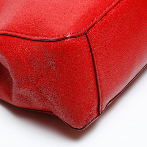 Miu Miu Leather 2way Handbag Red WS20119