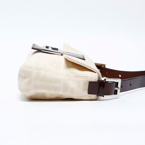 FENDI Zucca Canvas Mamma Bucket Shoulder Bag beige WS20121