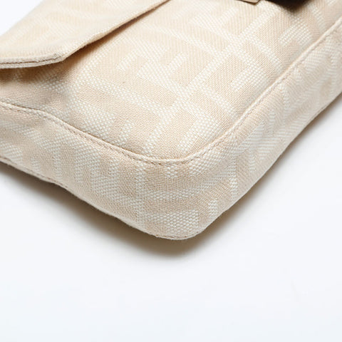 FENDI Zucca Canvas Mamma Bucket Shoulder Bag beige WS20121