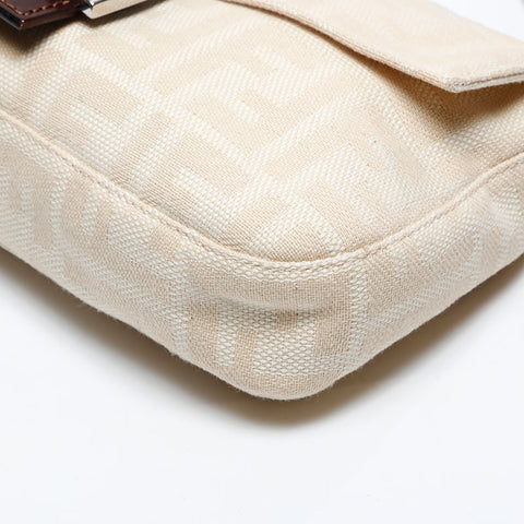 FENDI Zucca Canvas Mamma Bucket Shoulder Bag beige WS20121