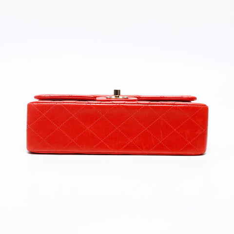 CHANEL 6th series 2000-2001 Matelasse 23 Double flap Chain Shoulder Bag Red WS20126