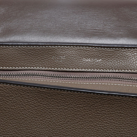 CELINE Trapeze Leather Handbag gray WS20132