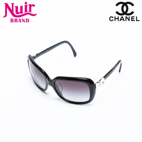 CHANEL Ribbon COCO Mark sunglasses black WS20135