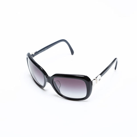CHANEL Ribbon COCO Mark sunglasses black WS20135
