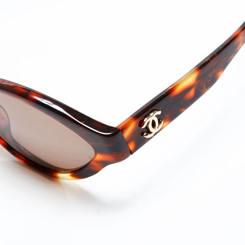 CHANEL COCO Mark sunglasses Brown WS20139