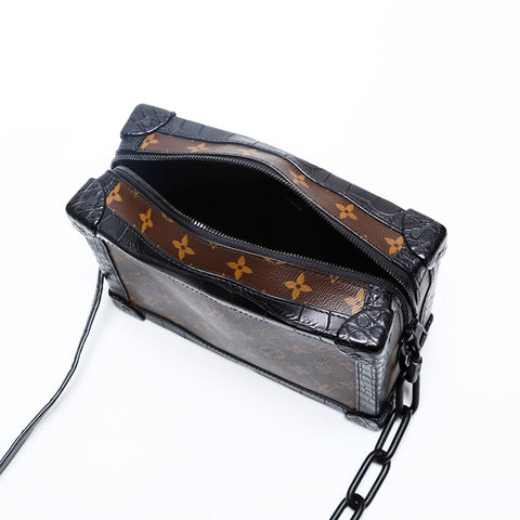 LOUIS VUITTON Monogram soft trunk Shoulder Bag Brown WS20140