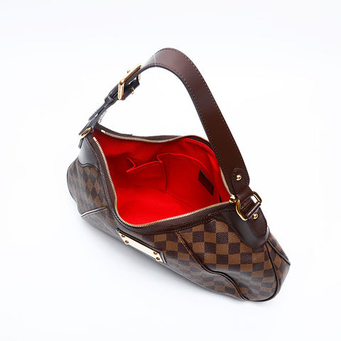 ルイ・ヴィトン LOUIS VUITTON 2008年製 ダミエ テムズGM ショルダーバッグ ブラウン WS20141