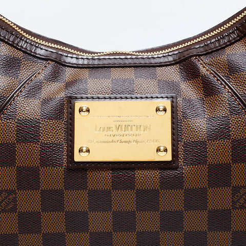 ルイ・ヴィトン LOUIS VUITTON 2008年製 ダミエ テムズGM ショルダーバッグ ブラウン WS20141