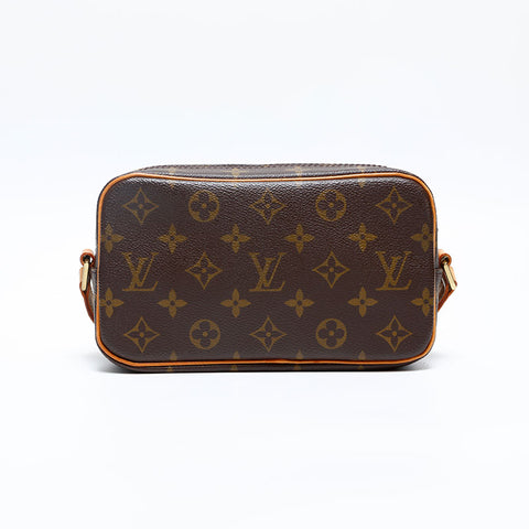 LOUIS VUITTON 2002 Monogram Pochette Cite Shoulder Bag Brown WS20142
