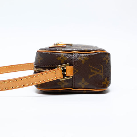 LOUIS VUITTON 2002 Monogram Pochette Cite Shoulder Bag Brown WS20142