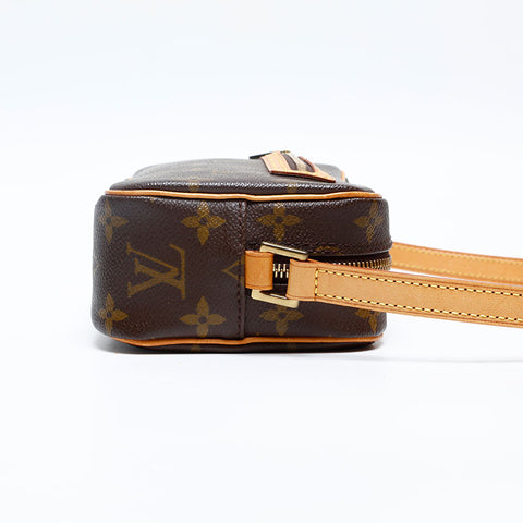 LOUIS VUITTON 2002 Monogram Pochette Cite Shoulder Bag Brown WS20142