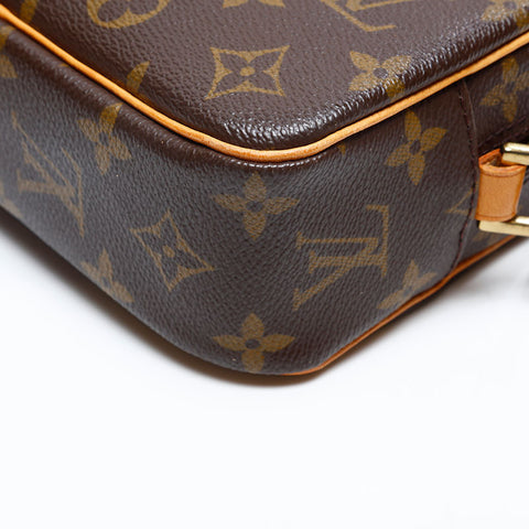 LOUIS VUITTON 2002 Monogram Pochette Cite Shoulder Bag Brown WS20142