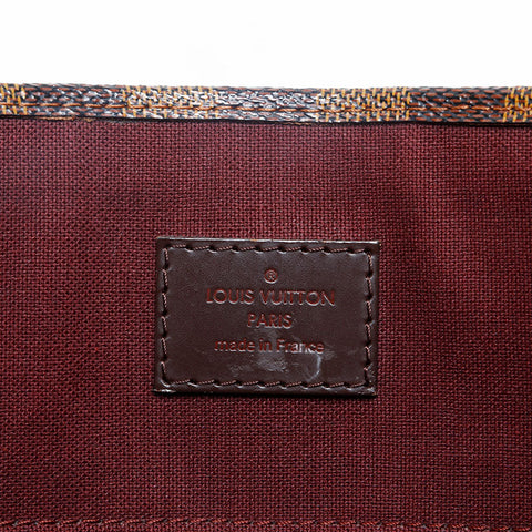 LOUIS VUITTON 2013 Damier Sac Plat PM Tote Bag Brown WS20144