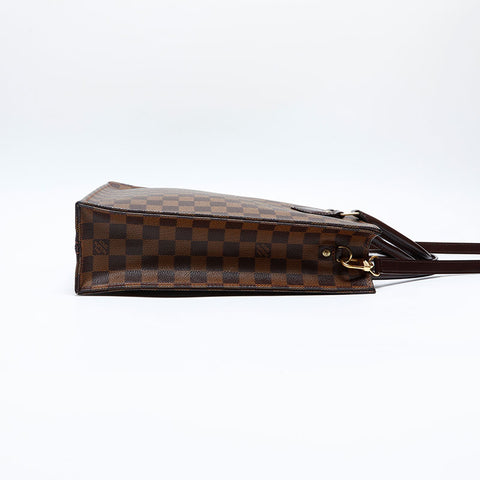 LOUIS VUITTON 2013 Damier Sac Plat PM Tote Bag Brown WS20144