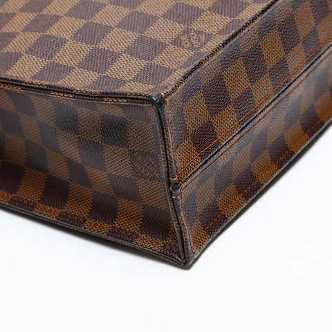 LOUIS VUITTON 2013 Damier Sac Plat PM Tote Bag Brown WS20144