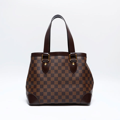 LOUIS VUITTON 2008 Damier Hampstead PM Handbag Brown WS20145