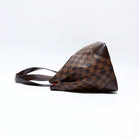 LOUIS VUITTON 2008 Damier Hampstead PM Handbag Brown WS20145