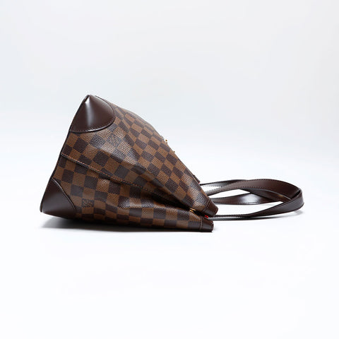 LOUIS VUITTON 2008 Damier Hampstead PM Handbag Brown WS20145