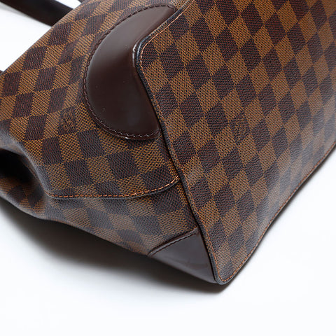 LOUIS VUITTON 2008 Damier Hampstead PM Handbag Brown WS20145