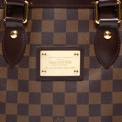 LOUIS VUITTON 2008 Damier Hampstead PM Handbag Brown WS20145