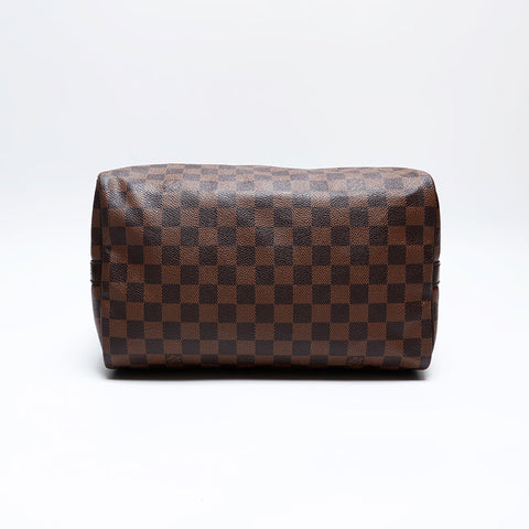 LOUIS VUITTON Damier Speedy Bandouliere 30 Handbag Brown WS20146