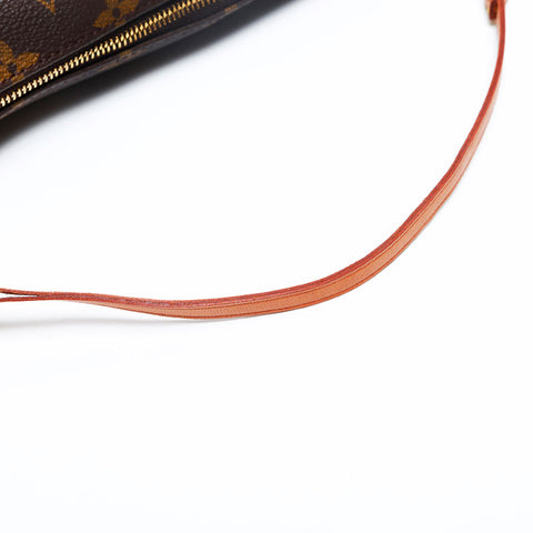 LOUIS VUITTON 2000 Monogram Pochette Accessoires Handbag Brown WS20148