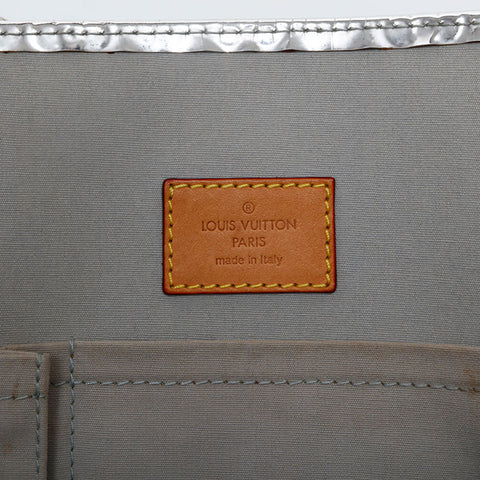 LOUIS VUITTON 2009 Monogram Miroir Sac Plat Tote Bag Silver WS20149
