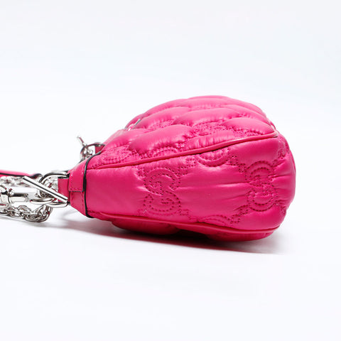 GUCCI GG Matelasse Chain Shoulder Bag pink WS20152