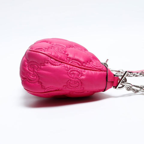 GUCCI GG Matelasse Chain Shoulder Bag pink WS20152