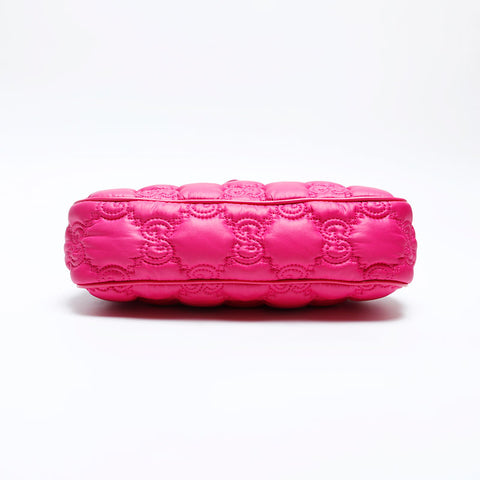 GUCCI GG Matelasse Chain Shoulder Bag pink WS20152