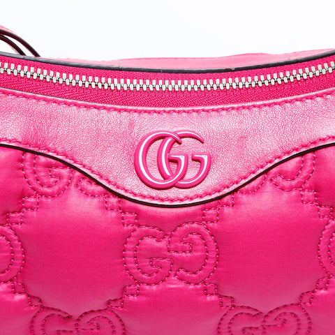 GUCCI GG 马特拉斯链条单肩包 粉色 WS20152