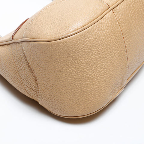 PRADA Logo leather one belt Shoulder Bag Brown WS20154