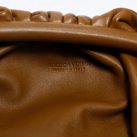 BOTTEGAVENETA Mini Pouch Leather Shoulder Bag Brown WS20157