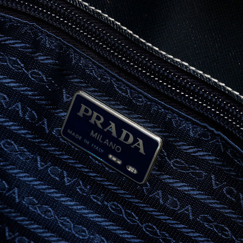 PRADA Safiano leather Handbag black WS20159