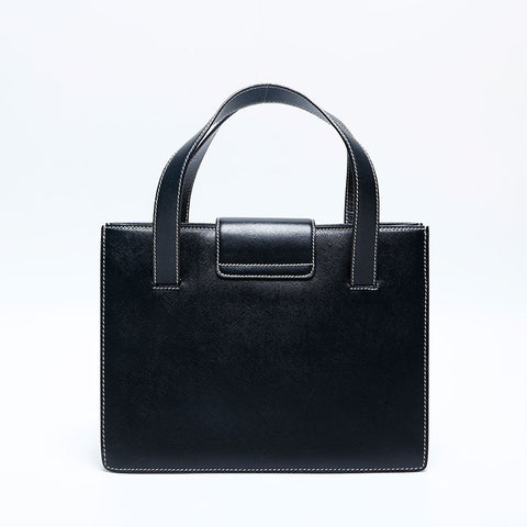 PRADA Safiano leather Handbag black WS20159