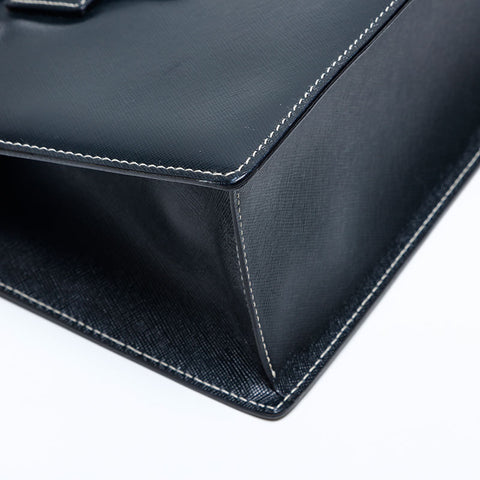 PRADA Safiano leather Handbag black WS20159