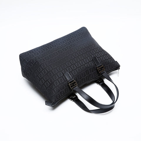 フェンディ FENDI ズッキーノ キャンバス トートバッグ ブラック WS20163